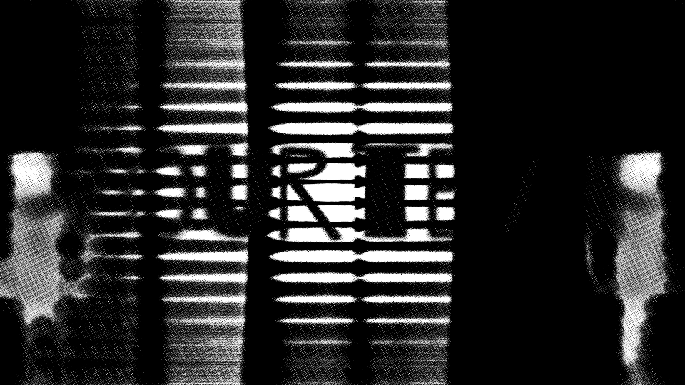 Abstract geometric music visualizer with pulsing shapes and colors